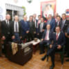 Cena de alcaldes y empresarios en casa del pintor Antonio Montiel para celebrar su cumpleaños