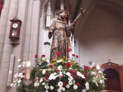 La Comunidad Franciscana celebra la fiesta en honor de San Francisco de Asís