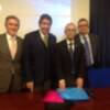 Conferencia en la Sociedad de Médicos Escritores y Artistas de Sevilla del radiólogo onubense Antonio López