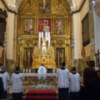 Por derribo de la Parroquia de San Miguel, traslado de la Soledad al Templo de San Lorenzo.