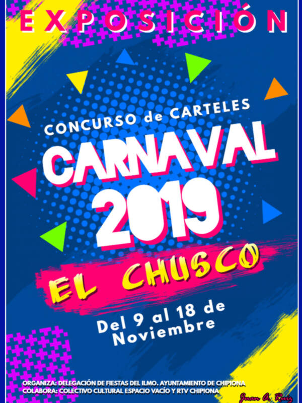 Nueve obras optarán a ser el cartel anunciador del Carnaval de Chipiona 2019