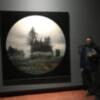 Una obra de Bartolomé Junquero en la exposición Cielo-Tierra, de fondos del Museo Infanta Elena, que se ofrece en Toledo