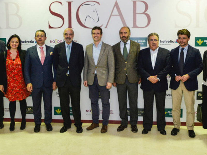 El presidente del Partido Popular, Pablo Casado visita SICAB 2018