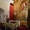 Con motivo del año Jubilar la Hermandad de Aguas Santa pelegrinó a la Capilla de la Esperanza de Triana.