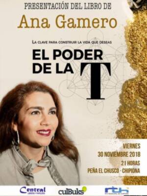 Ana Gamero presenta su segundo libro, El poder de la T el viernes en El Chusco