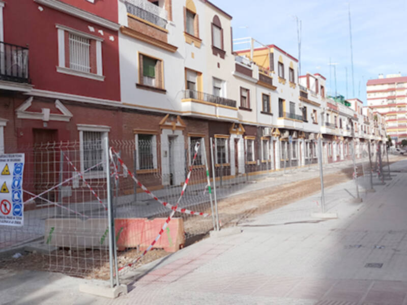 El Ayuntamiento de Sevilla realiza obras en Triana