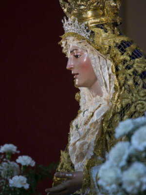 La corporación del Miércoles Santo Ilipense celebro el Solemne Besamanos de su titular mariana.