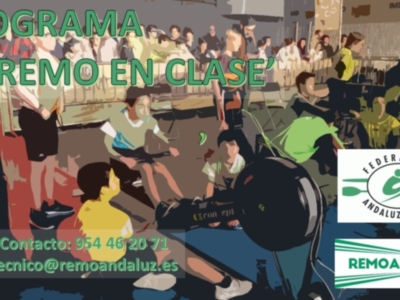 El remo andaluz, en clase
