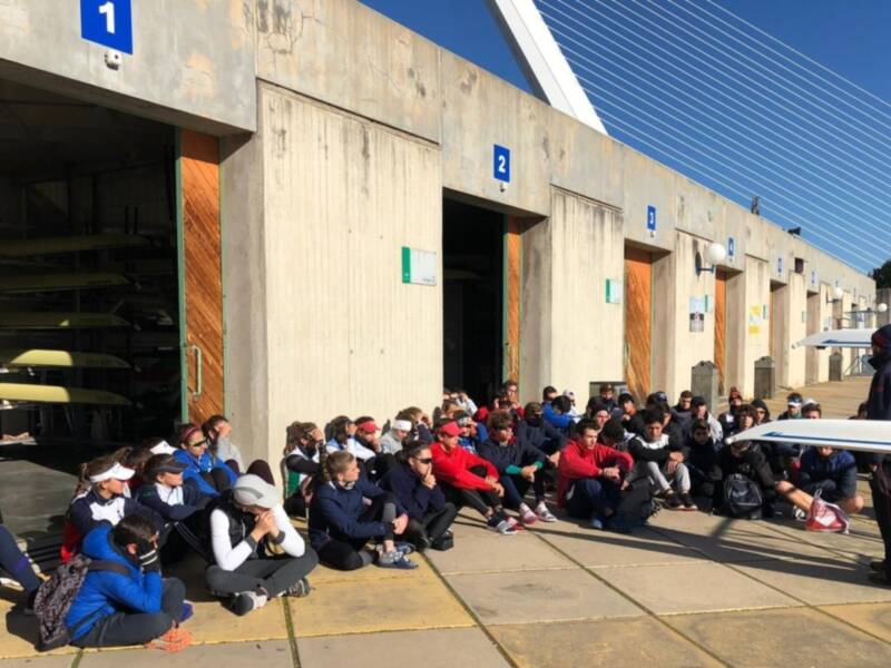 La selección andaluza de remo se concentra en La Cartuja