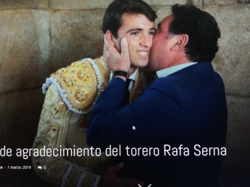Rafael Serna Lirola  agradece todas las muestras de cariño recibida tras la perdida de su padre