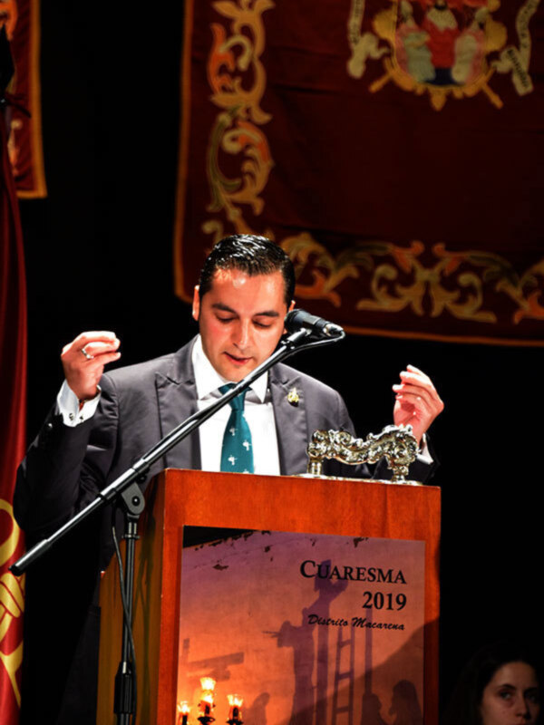 Pregón de Cuaresma del distrito Macarena a cargo de Francisco Luis Ávila Lobo.