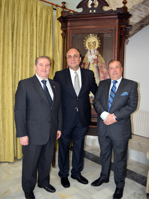 Antonio Bellido presentó su pregón  cofrade en la casa de la Santa Caridad de Sevilla.