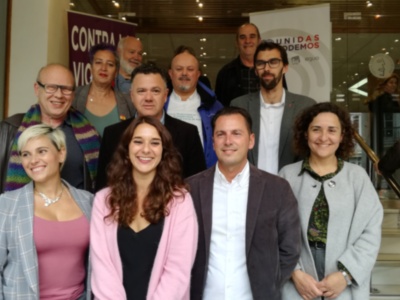 Unidas Podemos presenta una candidatura “feminista, municipalista, ecologista y de recuperación de derechos para los gaditanos y gaditanas”