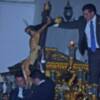 Solemne Viacrucis y posterior subida del Stmo. Cristo de la Vera-cruz de Alcalá del Río a su paso procesional.