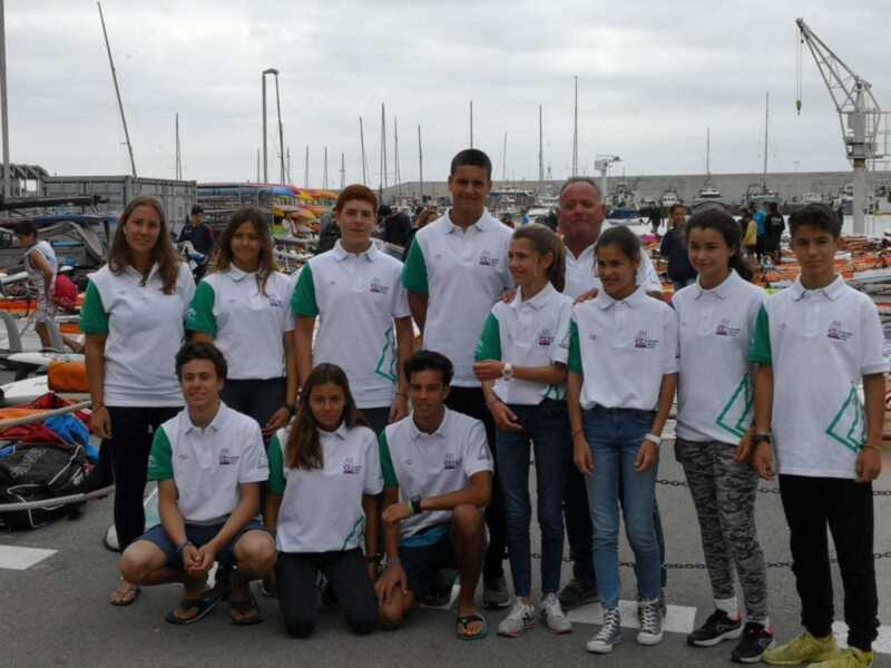 Cinco podios para la flota de windsurf del Náutico Sevilla en los Campeonatos de España