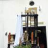 La lluvia complicó la procesión del viernes santo de Alcalá del Río.