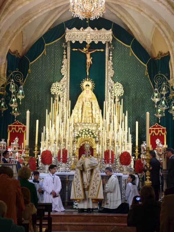 Ultimo día del Solmene Quinario Penitencial al Cristo de la Vera-cruz de la Villa de Alcalá del Río.
