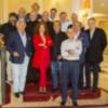 Encuentro de autores socios de la SGAE con la presidenta de la entidad, Pilar Jurado