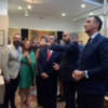 Exposición de la muestra de enseres de la Hermandad de la Oliva de Salteras en el Mercantil.
