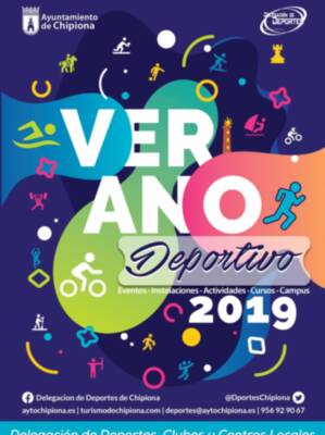Programa Verano Deportivo 2019, acceder a todas las posibilidades deportivas en Chipiona para los próximos tres meses
