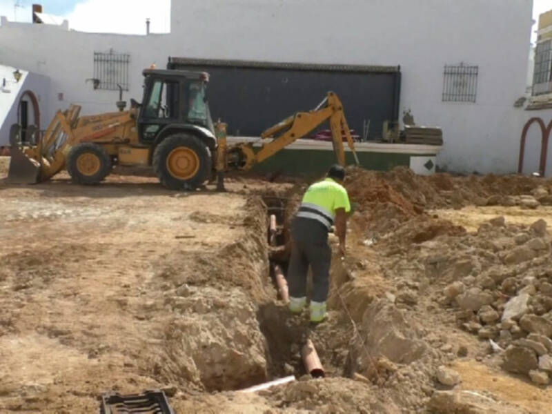El Ayuntamiento ejecuta los trabajos de adecuación del Patio San Luís con una subvención de la Diputación Provincial