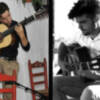 Los chipioneros Antonio González y Manuel Cerpa en la final del Festival Internacional de la Guitarra de Jerez