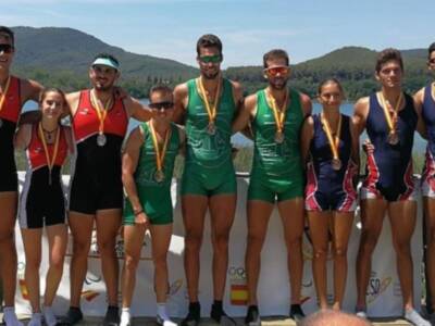 Andalucía mantiene su hegemonía en los Campeonatos de España de remo olímpico y logra el título por autonomías en la Copa del Rey