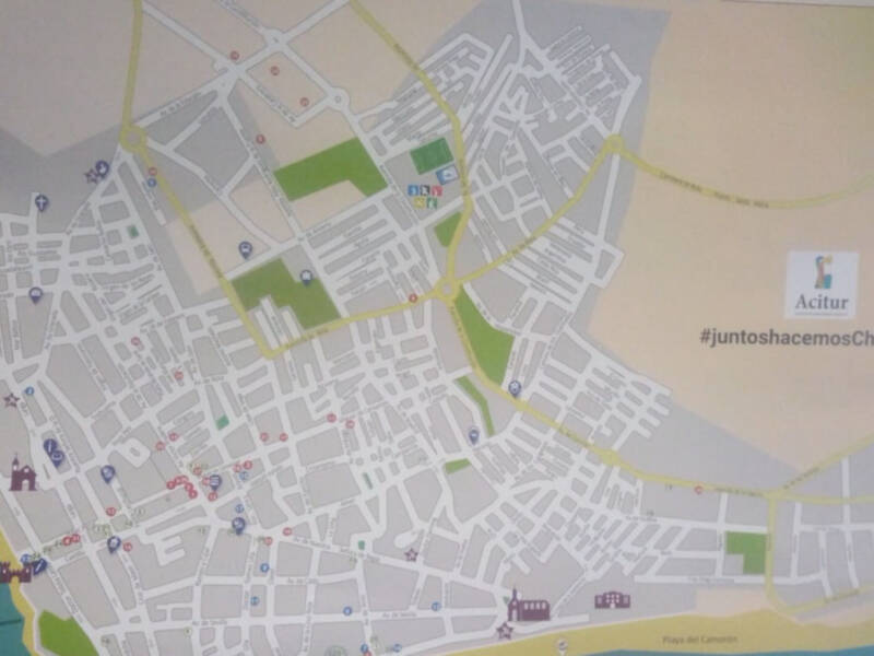 Acitur lanza una edición de 20.000 planos informativos de la localidad