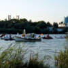 La Patrona de la Marina surco las aguas del Guadalquivir