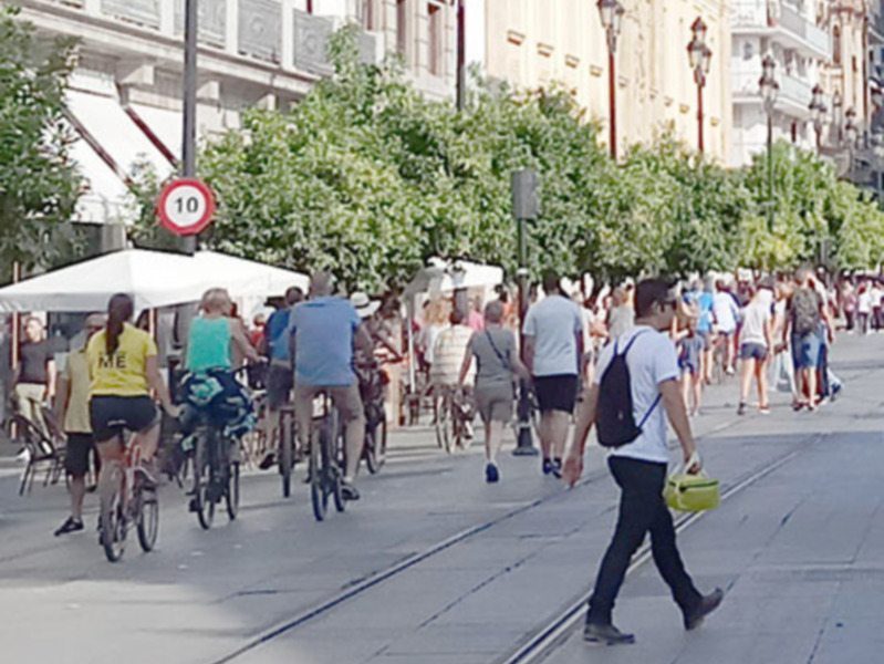 FAMS-COCEMFE Sevilla organiza un paseo para recoger incidencias de accesibilidad con motivo de la Semana Europea de la Movilidad