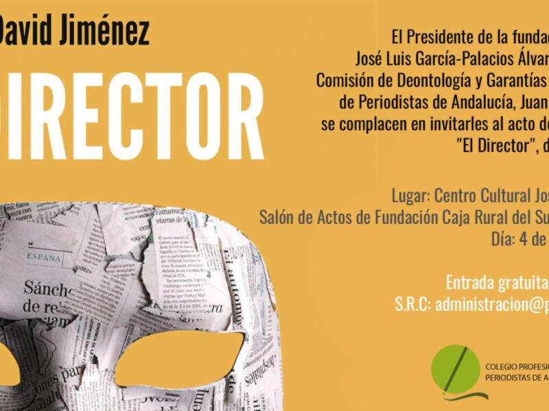 Presentación del libro " El director" en Sevilla