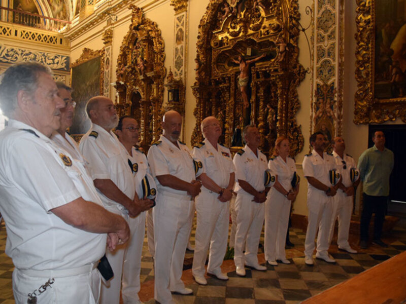 Acto protocolario de la Virgen del Buen Aire por los Mareantes del Sur.