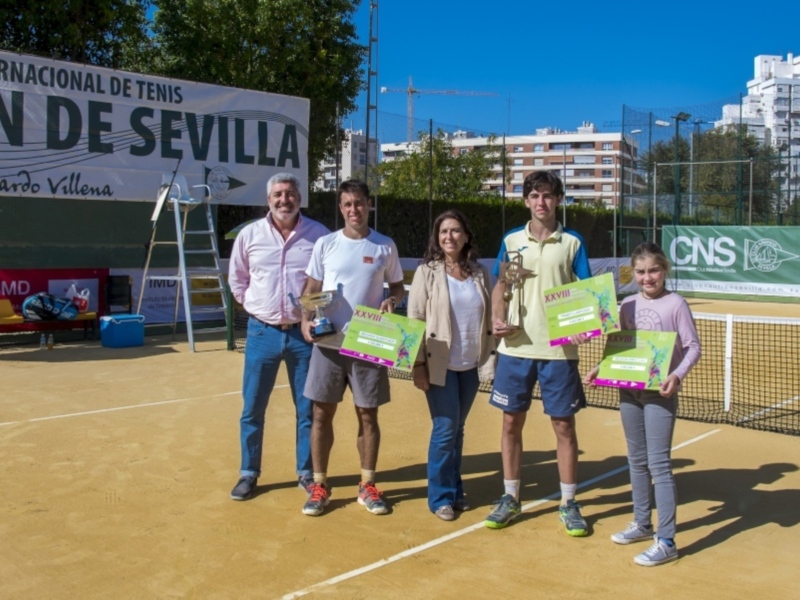 Sergio Dávila repite título en el Open de Sevilla de tenis Memorial Ricardo Villena