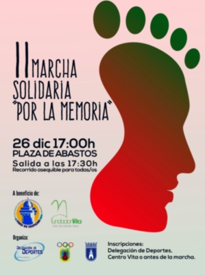 La Marcha solidaria ‘Por la memoria’ no coincidirá este año con la Carrera Popular San Silvestre