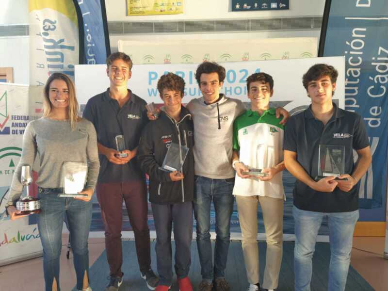 Siete podios para la flota del Náutico Sevilla en la Regata de Año Nuevo