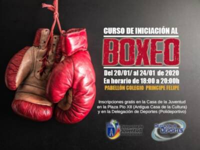 Deportes y Juventud organizan un curso gratuito de iniciación al boxeo