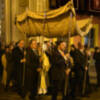 Tras La Eucaristía en la Basílica del Gran Poder, se celebró la Procesión Claustral,por la plaza de San Lorenzo.