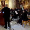 La parte musical del acto litúrgico fue el magnifico coro  y la orquesta “Sacra Hispalis” dirigido por su director Fernando Aguila Masía.