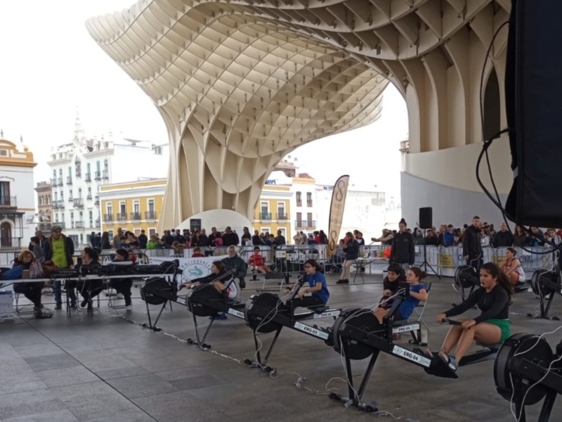 Segunda jornada de los Juegos Deportivos Municipales de Sevilla de remo
