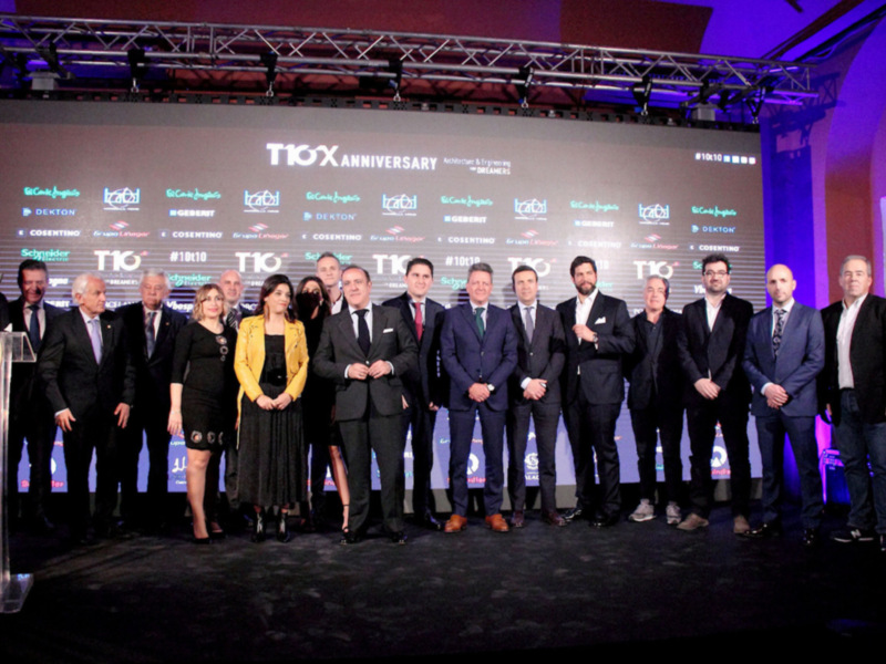 Celebración del X aniversario del estudio de arquitectura T 10