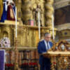 Una Foto de la Virgen del Subterráneo en el Cartel de la Tertulia la  “El costero”