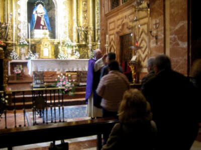 Misa del miércoles de ceniza en la Macarena