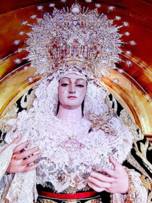 Por la Pandemia del Coronavirus la Hermandad de la Soledad Ilipense está haciendo  sus cultos  a puerta cerrada online