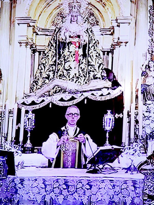 Septenario a puerta cerrada y en streaming de la Hermandad de la Soledad de Alcalá del Río.