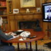 Esta mañana, el Rey Felipe VI ha mantenido una videoconferencia  con el presidente de Dcoop, Antonio Luque,