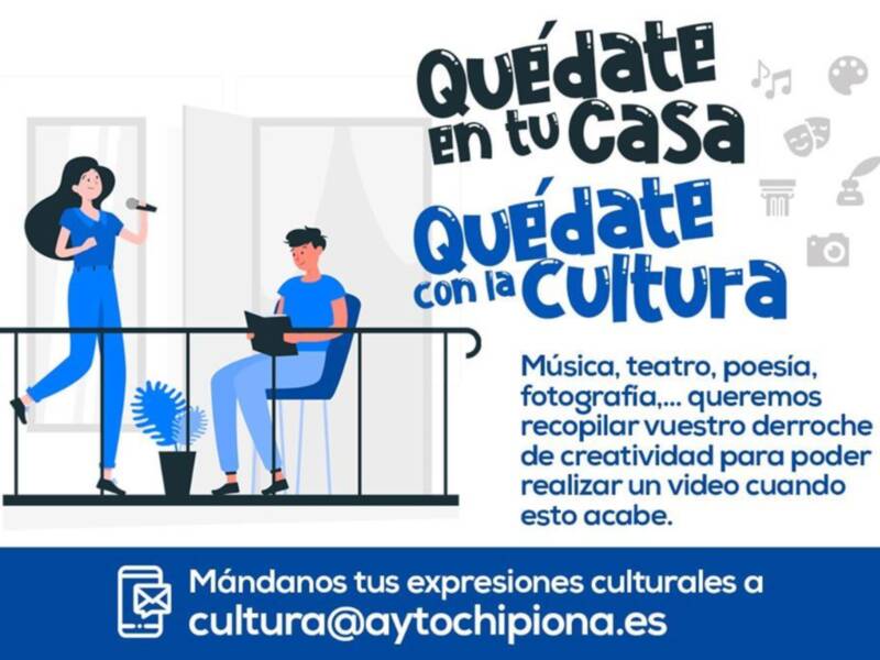 Tano Guzmán propone crear una memoria con las manifestaciones artísticas de los ciudadanos de Chipiona durante el confinamiento