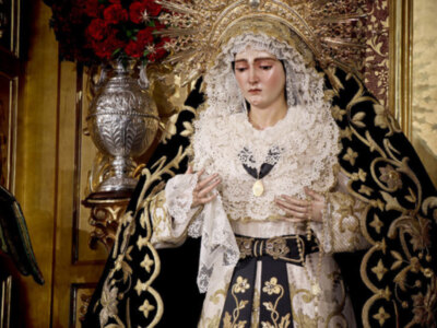 Luto por la pandemia en la Hdad de la Vera-cruz de Alcalá del Río