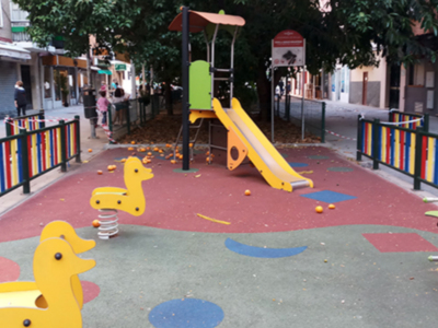 La apertura, desinfección y control de los parques infantiles