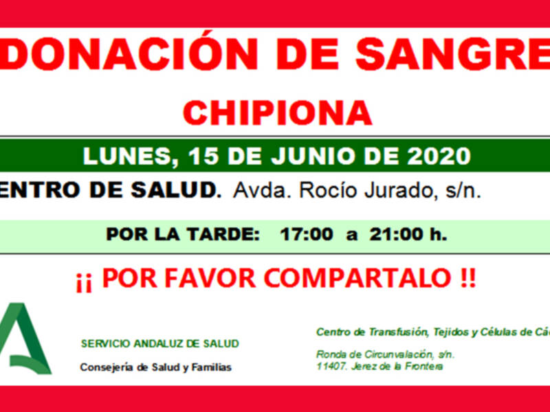  El Centro de Salud Tolosa Latour acoge el próximo lunes una donación colectiva de sangre más necesaria que nunca