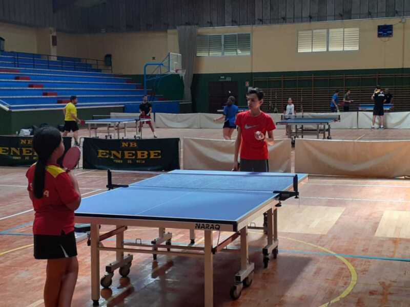 EL Club Tenis de Mesa Portuense retoma los entrenamientos tras tres meses de inactividad provocada por la cuarentena del COVID 19